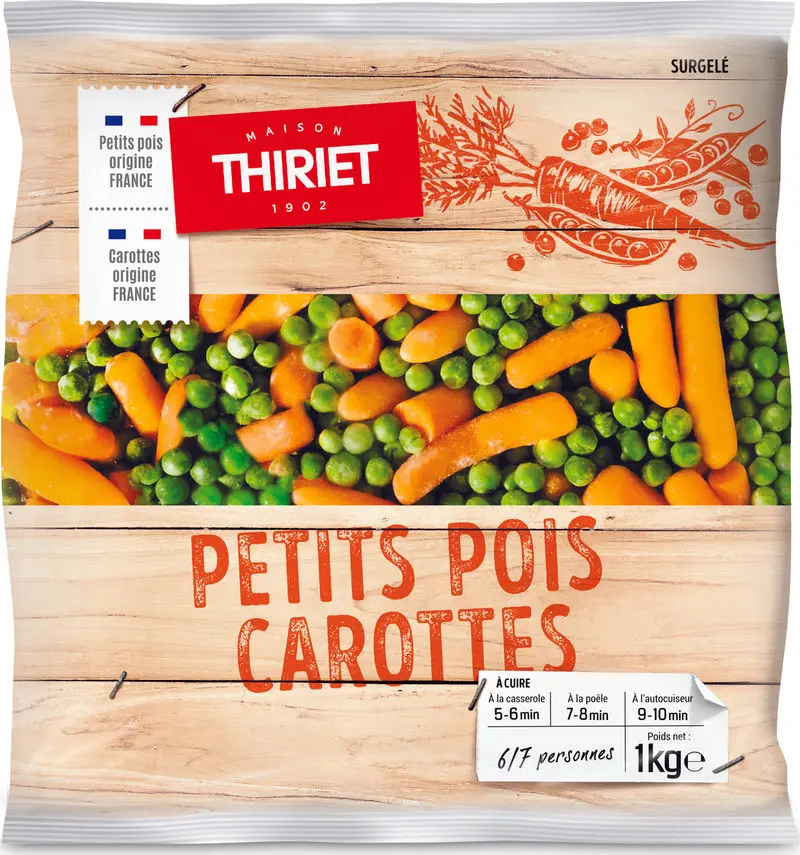 1-Kilogram Carrot And Green Pea Blend – 6–7 Serving Portions 1