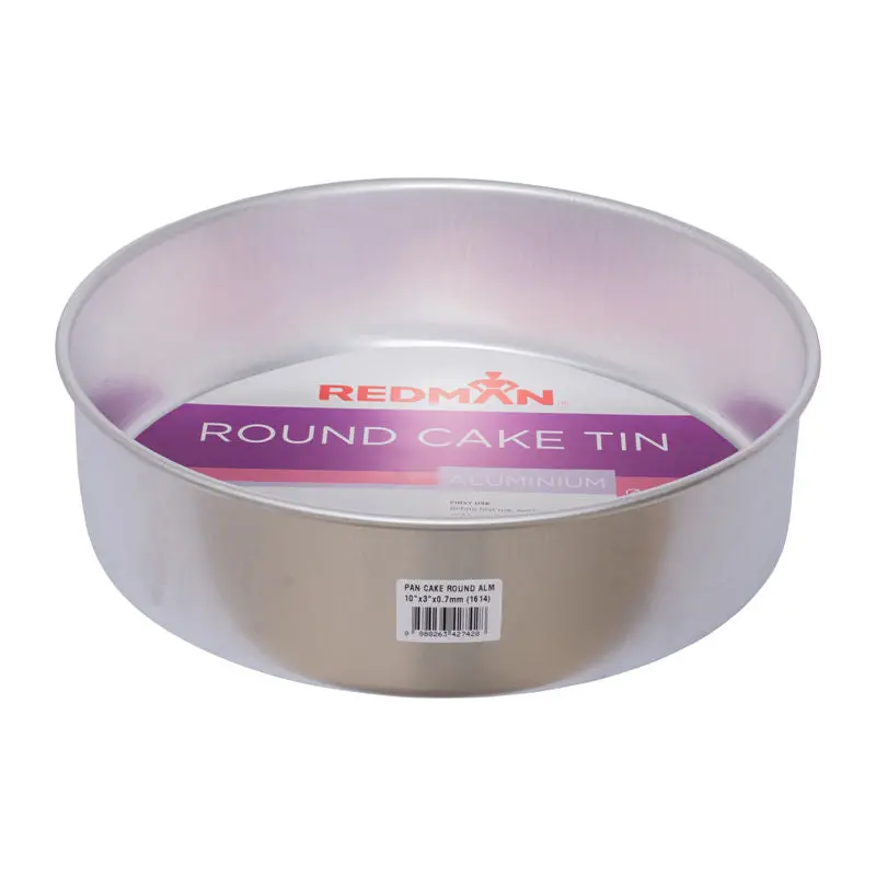10-Inch Anodized Aluminum Round Cake Pan – 3-Inch Depth (#1614) 1