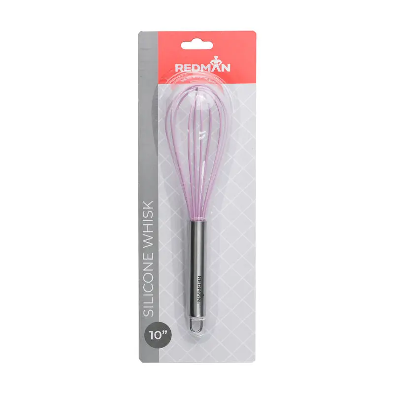 10-Inch Lilac Silicone Whisk – Heat-Resistant Mixing Tool 1