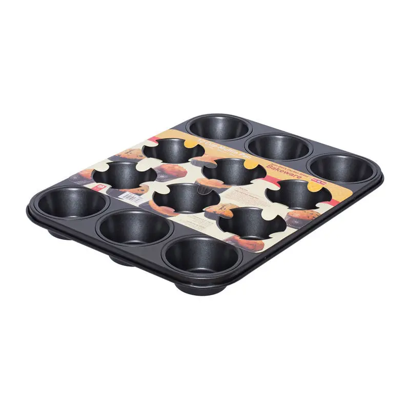 12-Cup Muffin Pan – Classic Non-Stick Baking Tin (#13661) 1