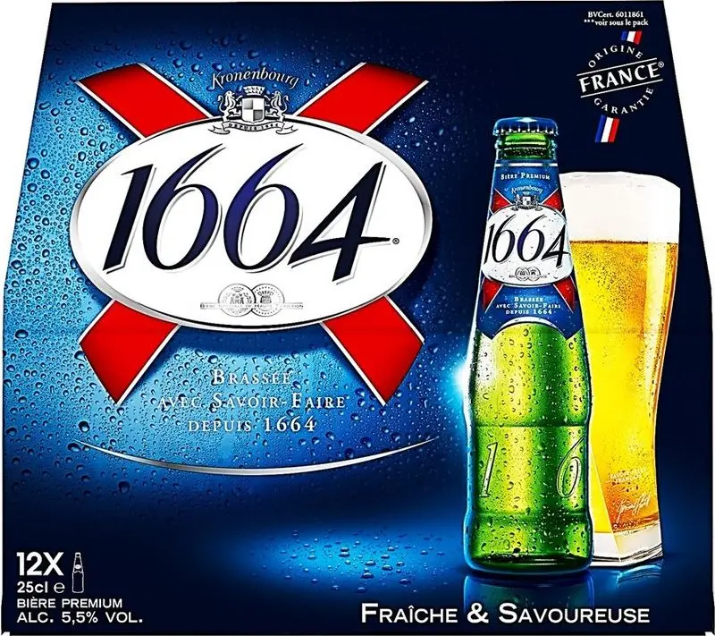 1664 Blonde Lager – 5.5% Abv, 25Cl Bottle 1