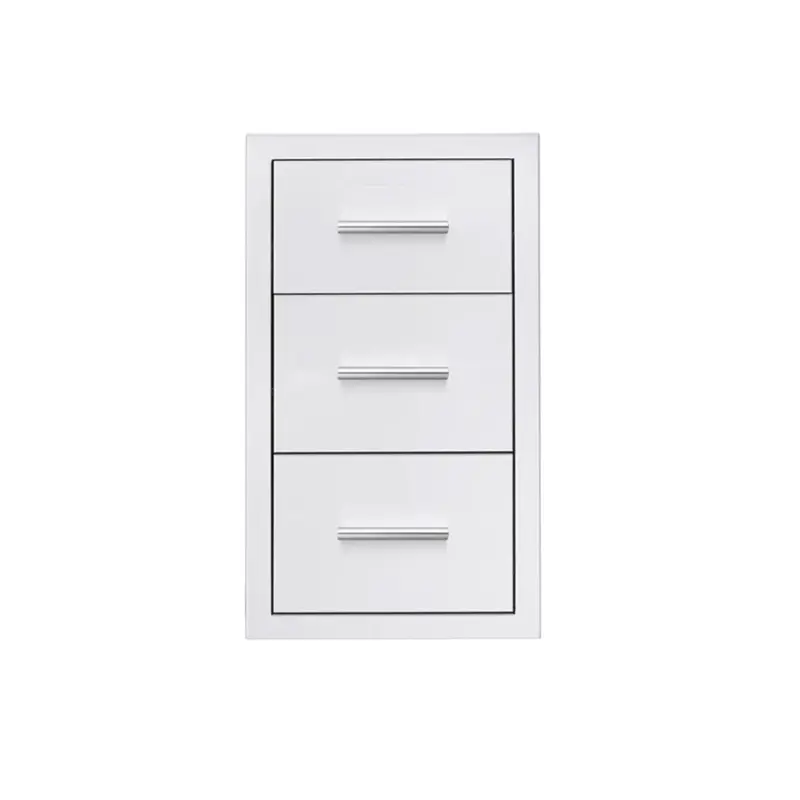 17-Inch Masonry Double Drawer Featuring Built-In Paper Towel Holder 1