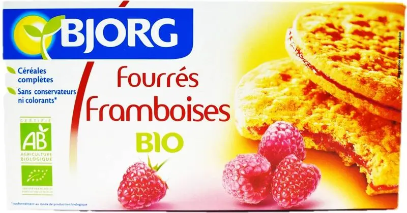 175G Organic Raspberry Cookies – Tart, Jammy & Soft-Baked 1