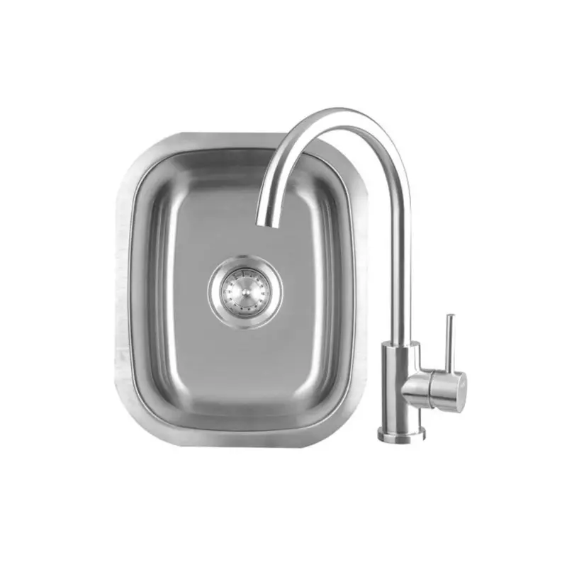 19" X 15" Drop-In Stainless Steel Sink – Compact Outdoor Kitchen Solution 1