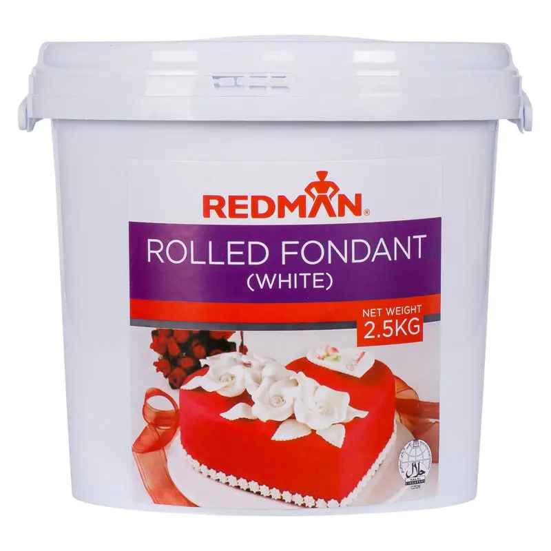 2.5Kg White Rolled Fondant – Bulk Pack For Professional Cake Decorating & Pastry Work (#65045) 1