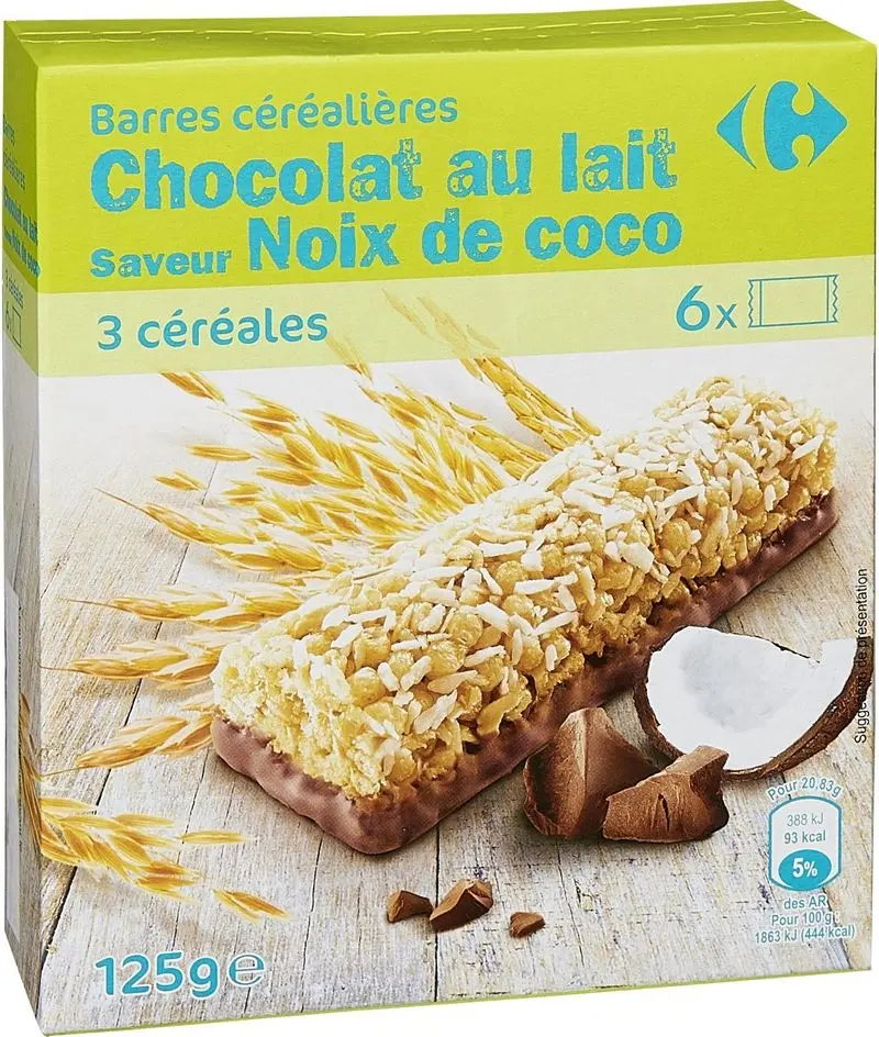 21G Coconut-Infused Milk Chocolate Snack Bars 1