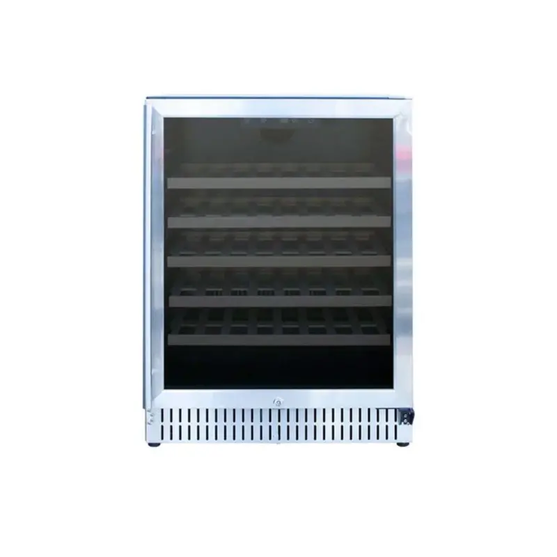 24-Inch Outdoor Wine Cooler – Stainless Steel, All-Weather Rated 1