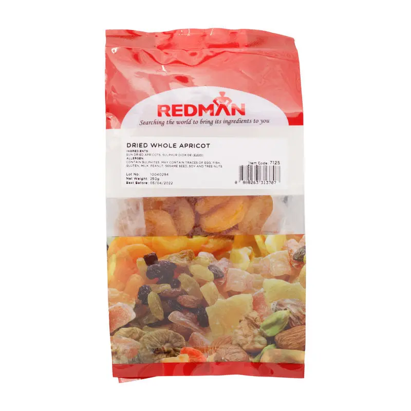 250G Dried Whole Apricots – Natural, Unsulfured Fruit Snack Or Baking Ingredient (#7125) 1