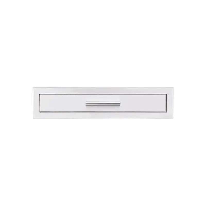 26-Inch Stainless Steel Utensil Drawer – Single-Compartment Grill Storage 1