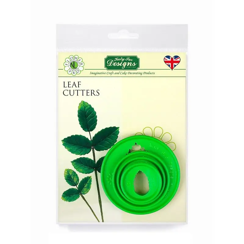 4-Piece Leaf-Shaped Cookie Cutter Set – Cut002 1