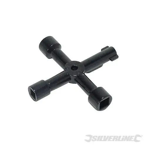 4-Way Multi-Function Utility Key – Hex, Flat, Phillips & Torx 1