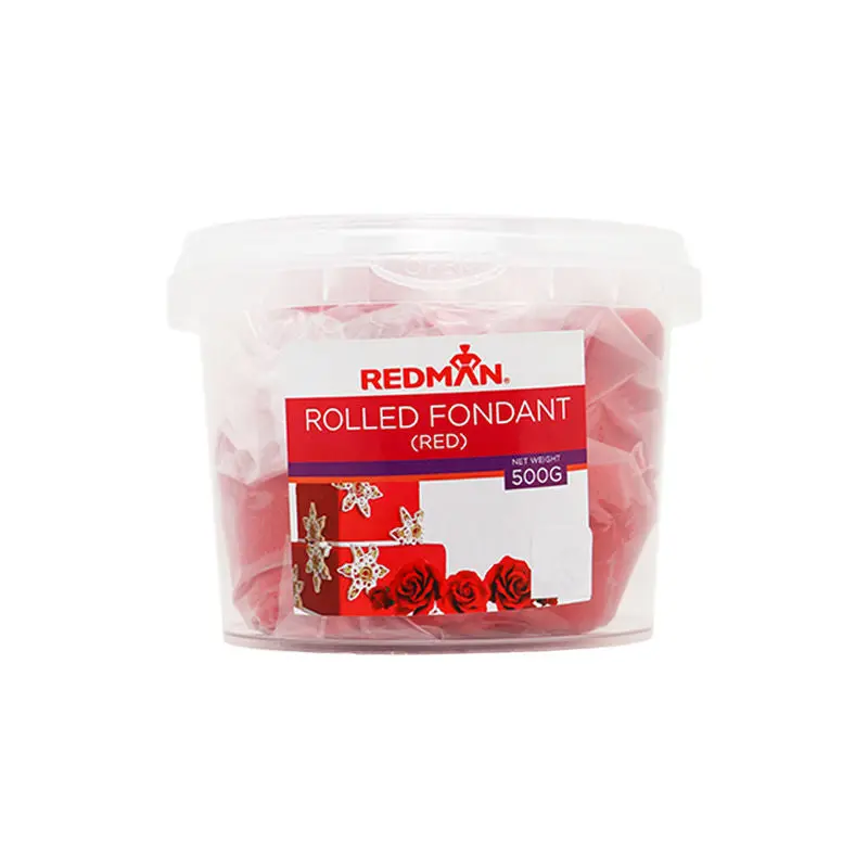 500G Red Rolled Fondant – Vibrant, Pre-Colored Icing For Festive Cakes & Themed Desserts (#65043) 1