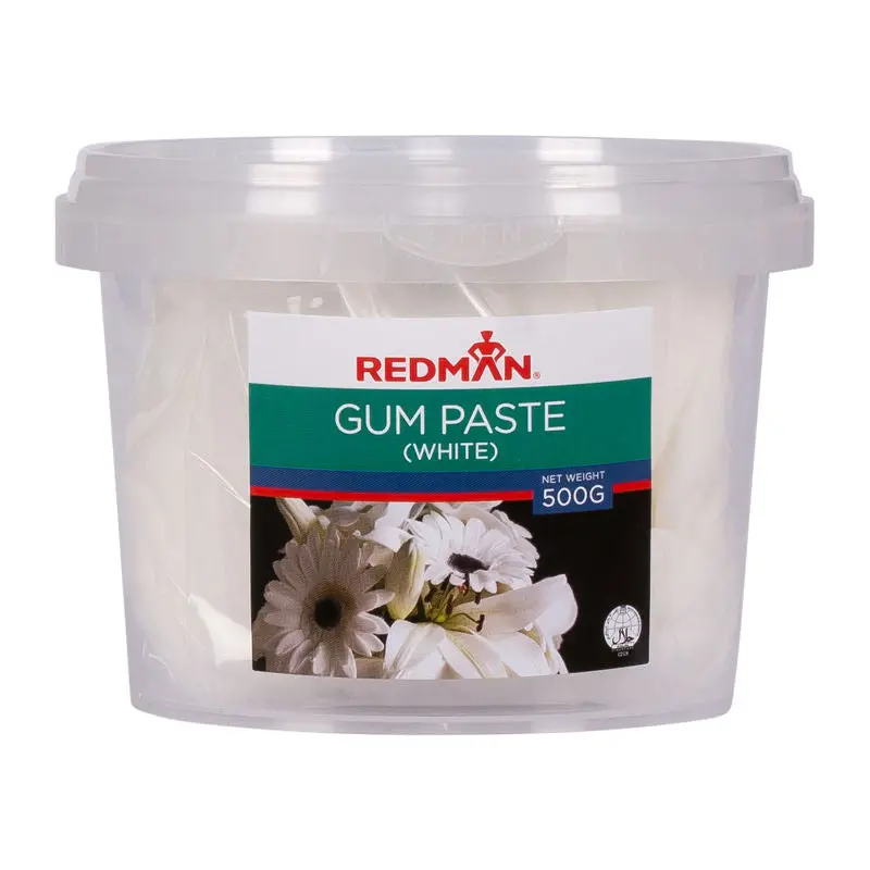 500G White Gum Paste – Elastic, Fast-Drying Modeling Paste For Detailed Sugar Flowers (#65042) 1