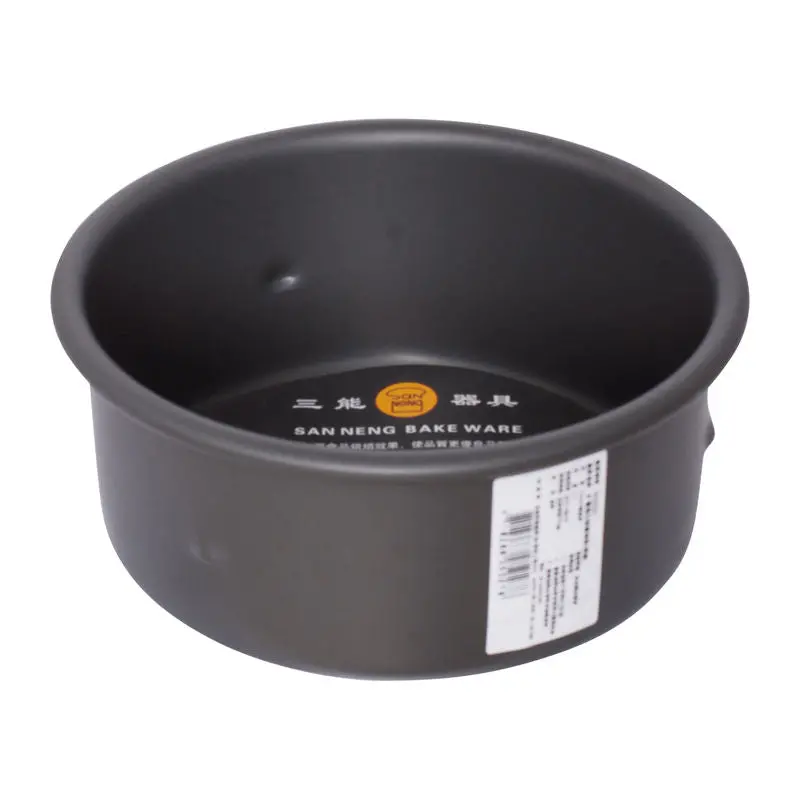 6-Inch Hard-Anodized Deep Round Fixed-Base Cake Pan – Model Sn5027 (Sku #55209) 1