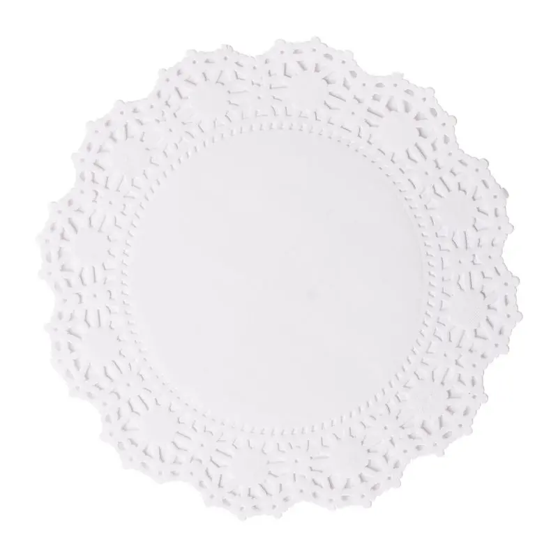 8.5-Inch Round Disposable Paper Doilies – Pack Of 25 1