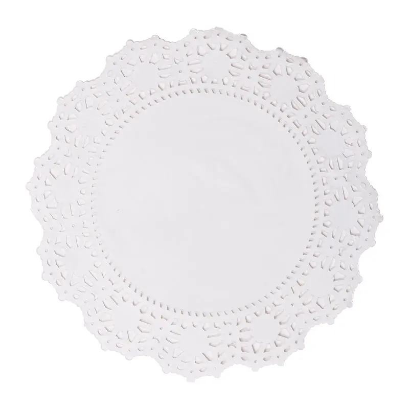 8.5-Inch Round Paper Doilies – Versatile Disposable Table Accents, 250 Units 1