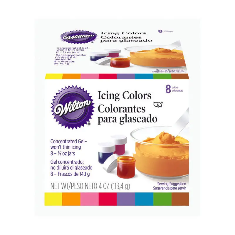 8-Color Icing Color Set – Gel-Based Food Dyes For Vibrant Decorations 1