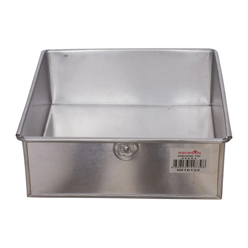 8-Inch Deep-Sided Square Baking Tray – Ideal For Brownies & Bars – Model #16122 1