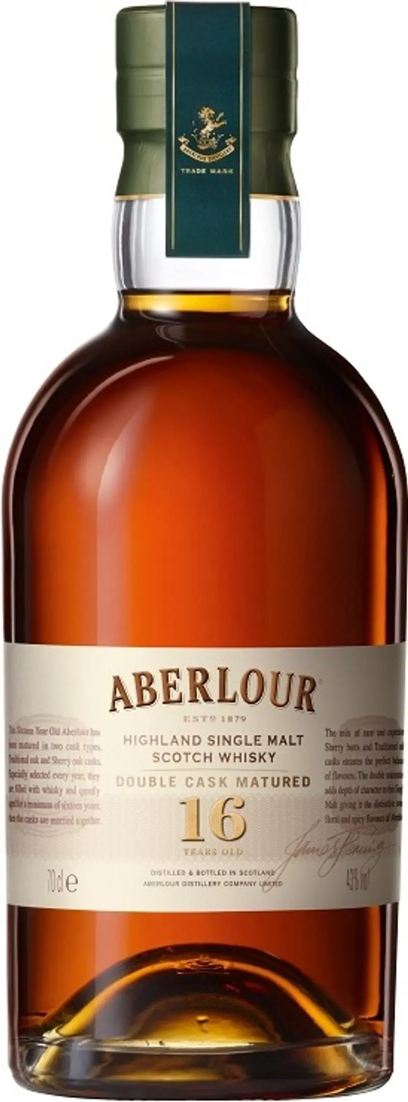 Aberlour 16-Year-Old Single Malt Scotch – 700 Ml, Speyside Sherry Cask Finish (#123271) 1
