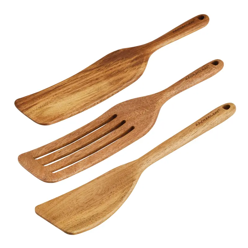 Acacia Wood Kitchen Tool Set – Natural & Durable 1