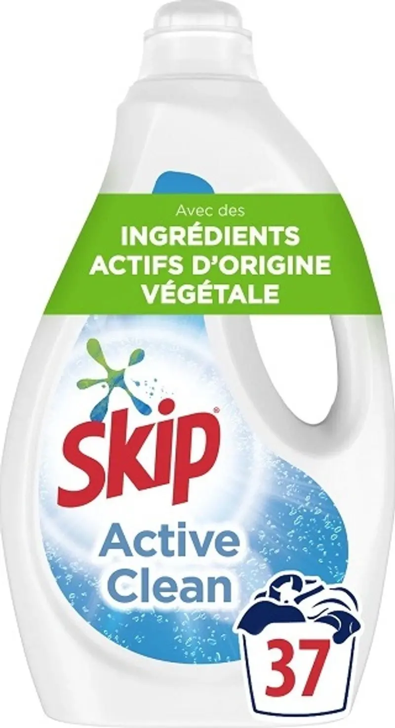 Active Clean Laundry Detergent Liquid – 1.665L Concentrated 1