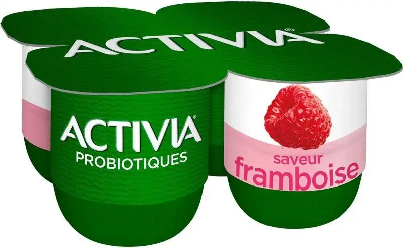 Activia Raspberry Probiotic Yogurt, 125G Pot 1