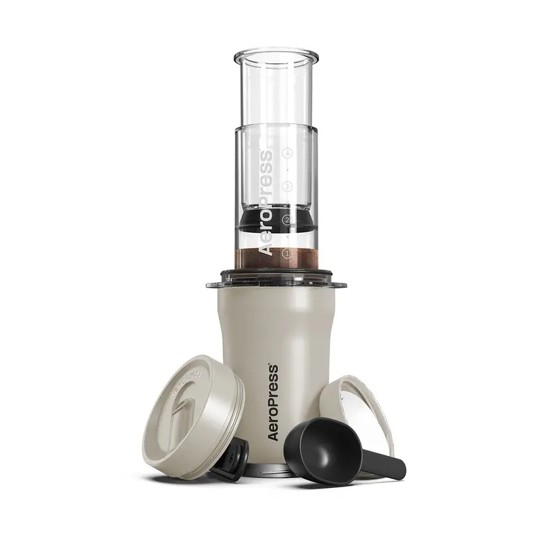 Aeropress Go Plus Portable Coffee Maker – Cream Finish 1
