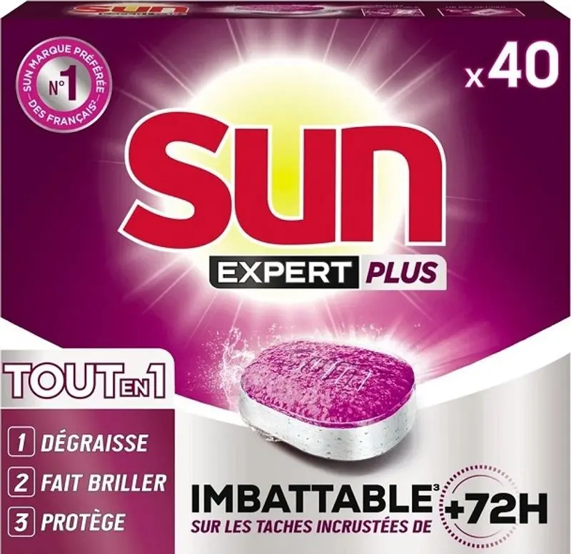All-In-One Expert Plus Dishwasher Tablets – 40 Count, Eco-Friendly Detergent (#127301) 1