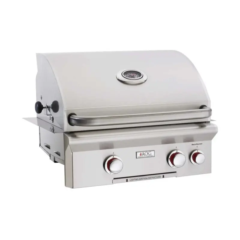 American Outdoor Grill T-Series 24" 2-Burner Built-In Stainless Steel Gas Grill With Rotisserie 1