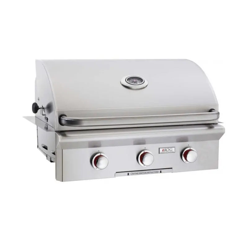 American Outdoor Grill T-Series 30" 3-Burner Built-In Gas Grill – Standard Configuration 1