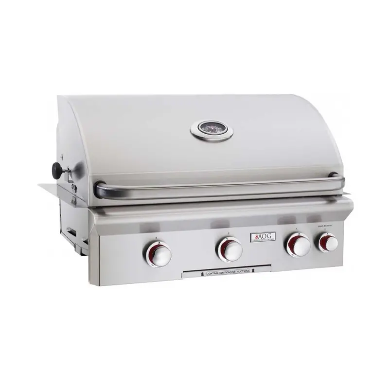 American Outdoor Grill T-Series 30" 3-Burner Built-In Propane/Natural Gas Grill With Rotisserie 1