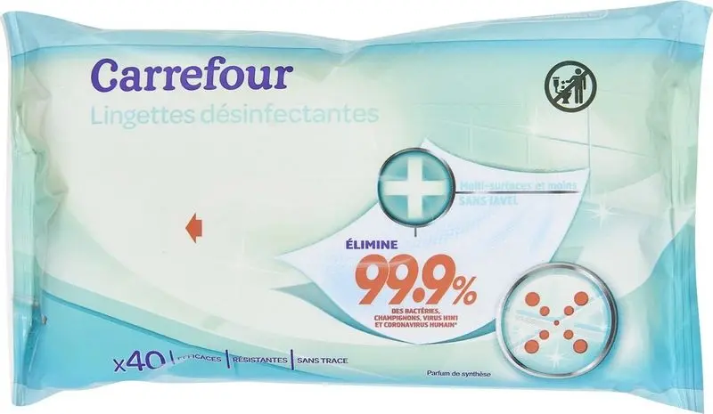 Antibacterial Sanitizing Wipes – 40 Count Disposable Hygiene Cloths 1