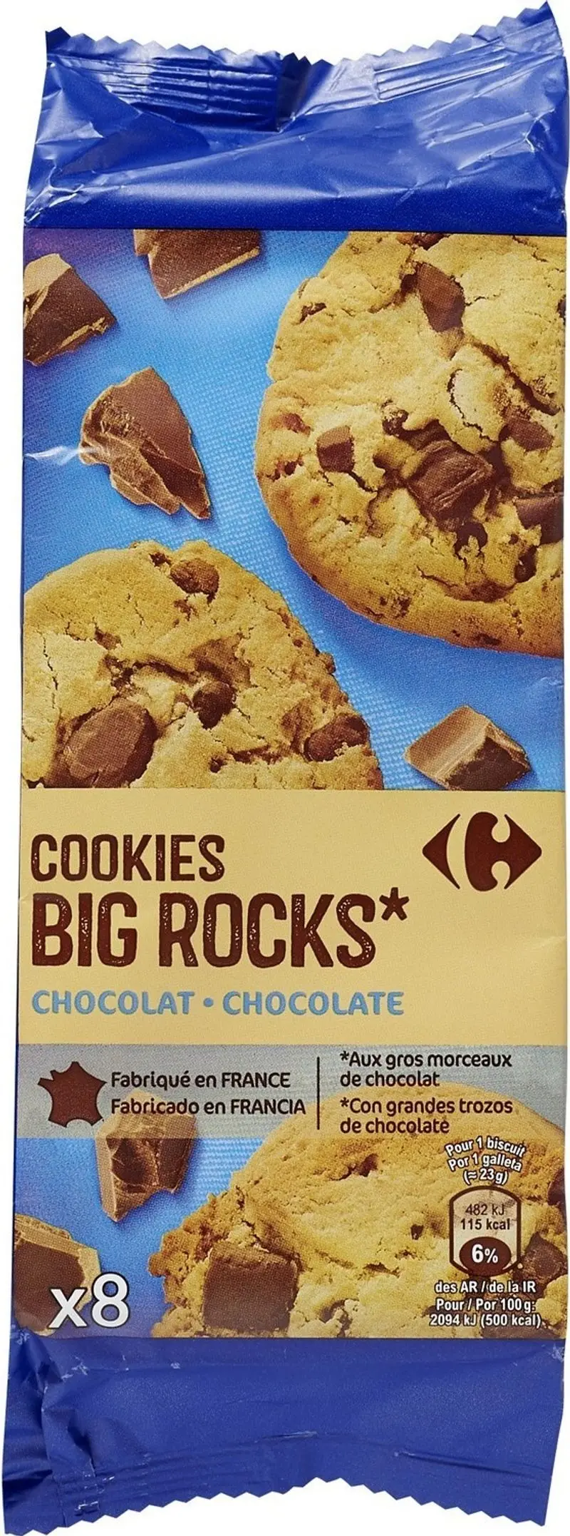Artisan Chocolate Chunk Cookies – 184 G | Thick, Chewy, Gourmet Baked Treat 1