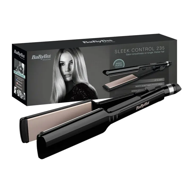 Babyliss Straight Control Ceramic Hair Straightener With Digital Temperature Control 1