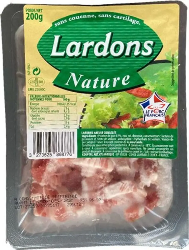 Bacon Diced – Rind-Free & Cartilage-Free, 200 G 1