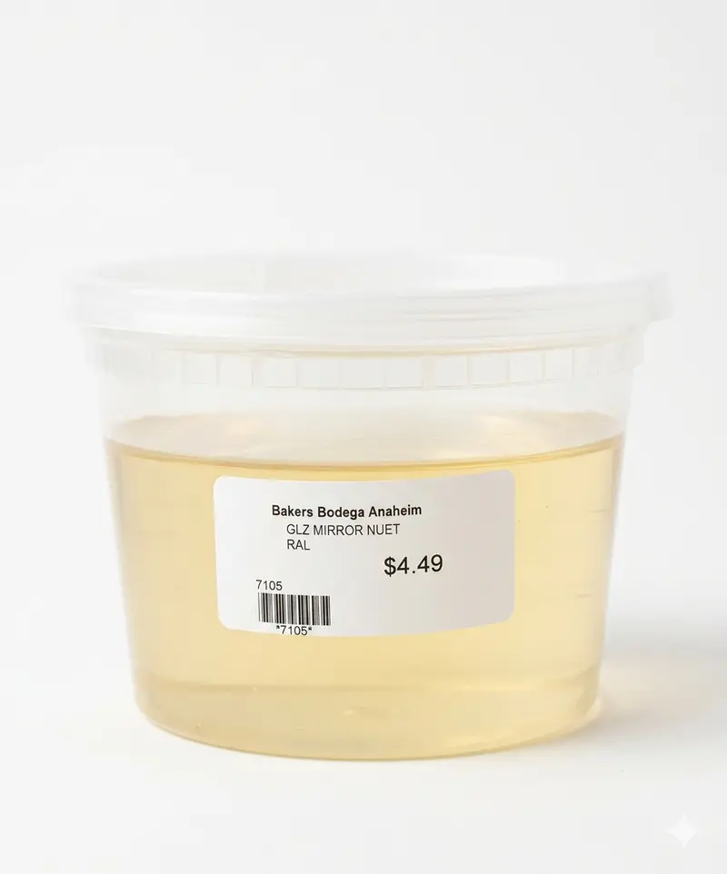 Bakemark Neutral Mirror Glaze – 1 Lb Jar 1