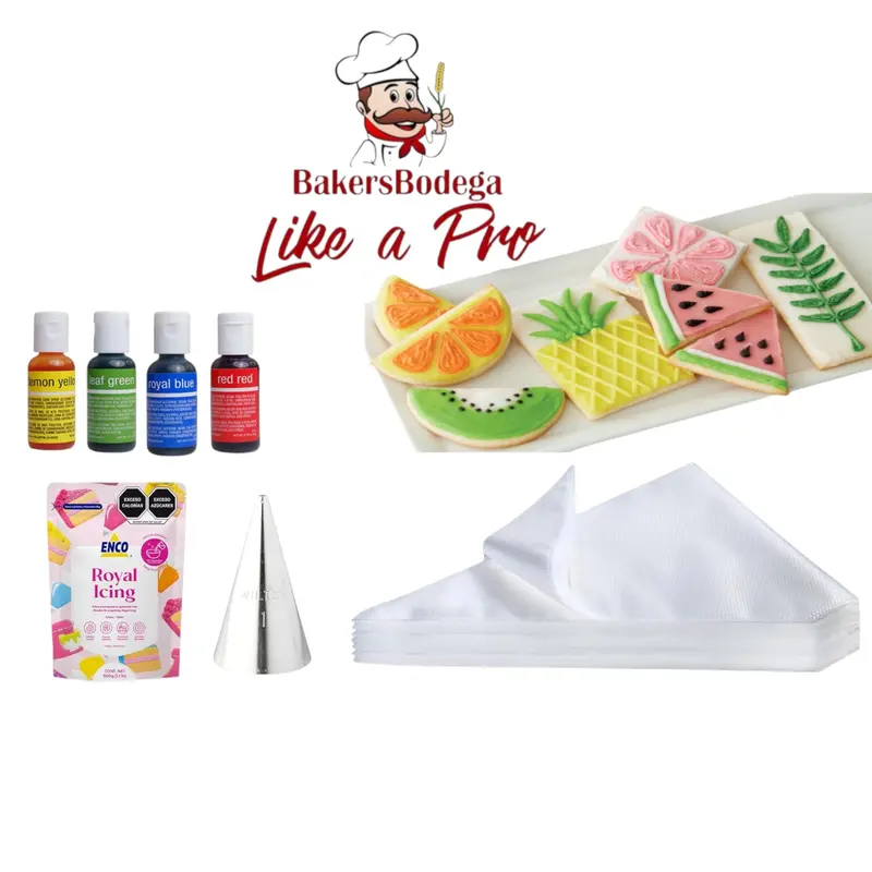 Bakersbodega Royal Icing Decorating Kit – Professional Grade 1
