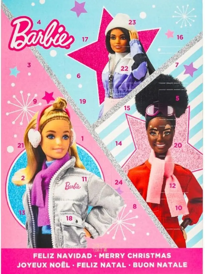 Barbie-Themed Mini Chocolate Advent Calendar – 65G Playful Holiday Countdown (#126739) 1