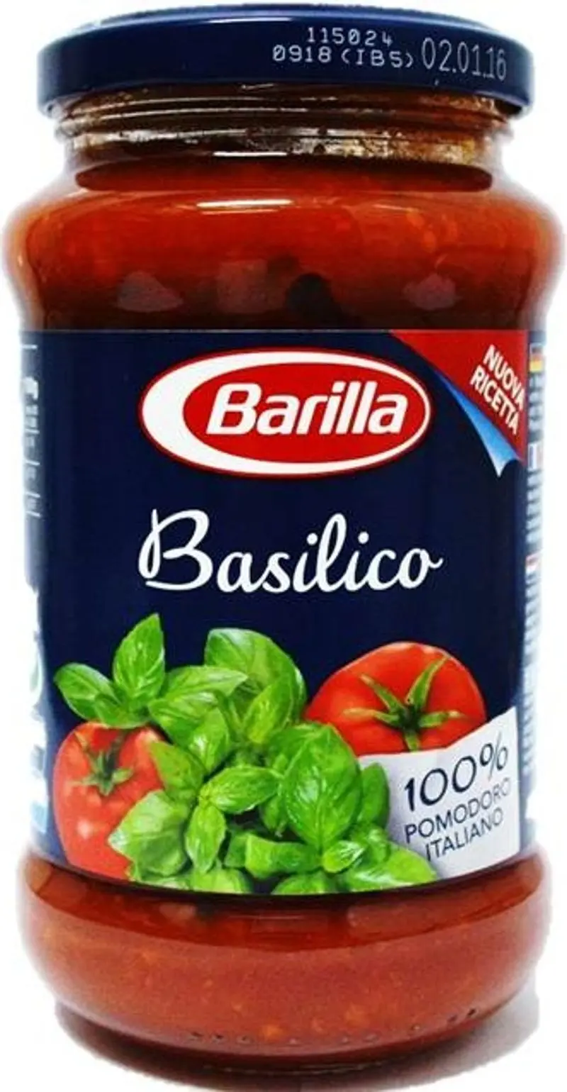 Basil & Tomato Pasta Sauce – 400G Jar (#126872) 1