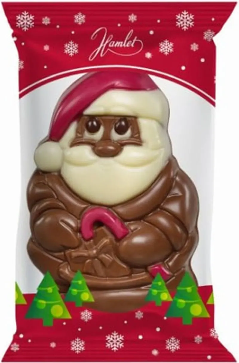 Belgian Milk Chocolate Santa Figure – 50G Festive Treat (#126728) 1