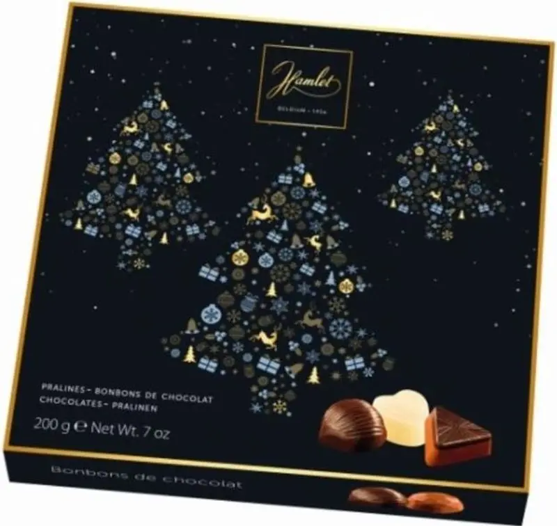Belgian Praline Chocolate Box – Gourmet Selection, 200G (#122365) 1