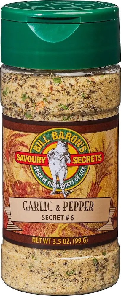Bill Baron’S Garlic & Black Pepper Seasoning Blend #6 1