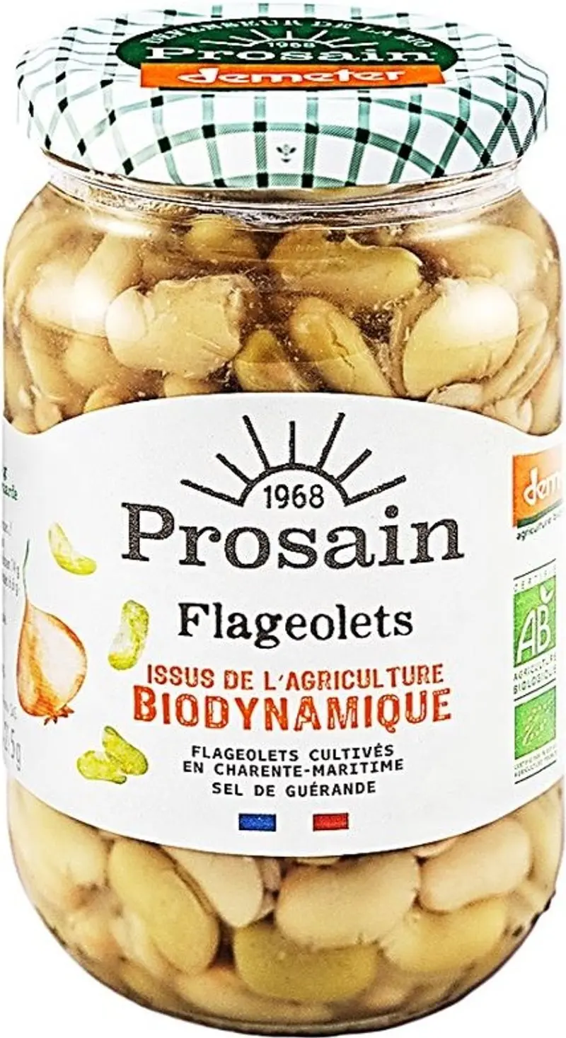 Biodynamic Flageolet Beans, 345G 1