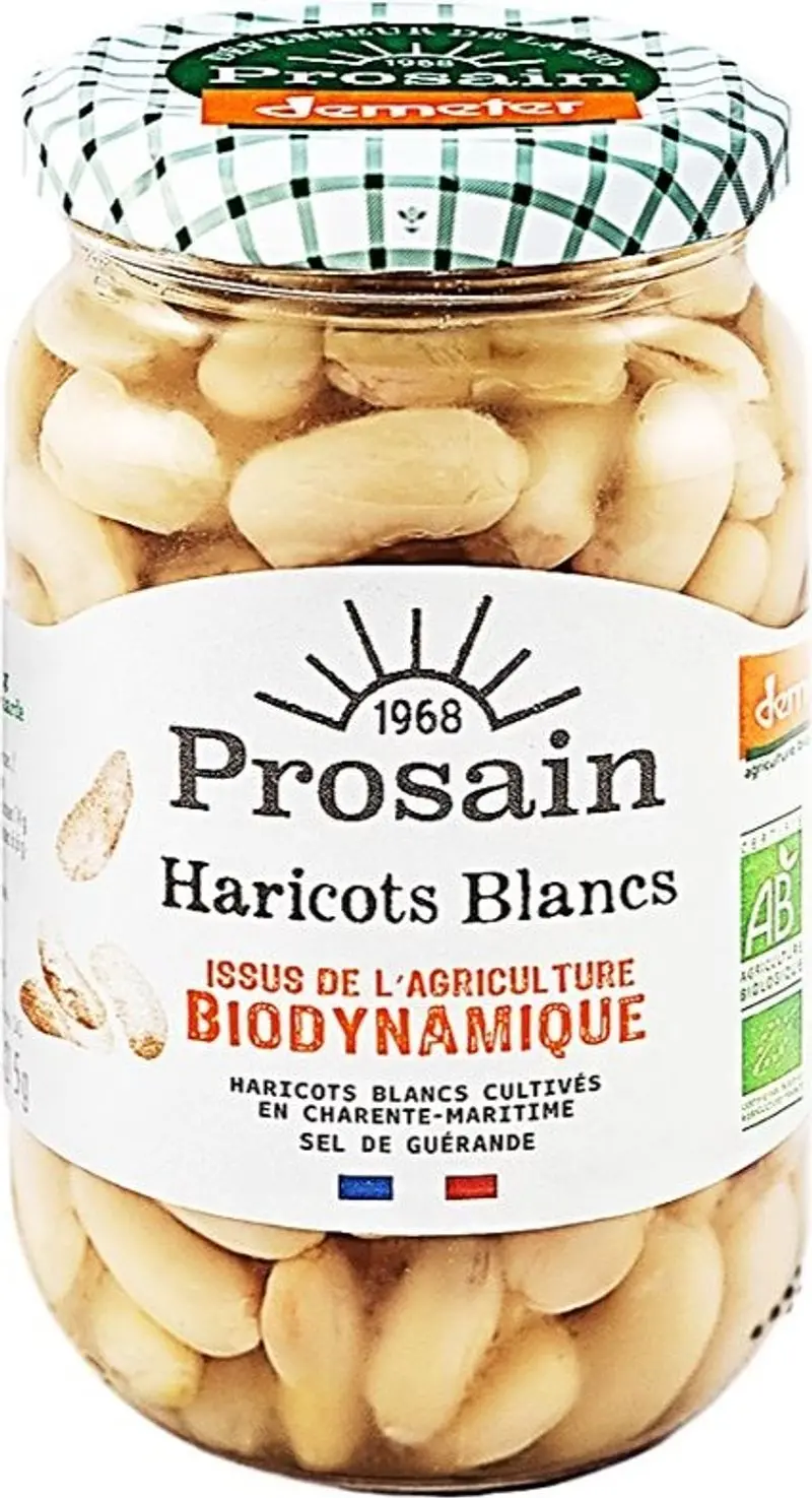 Biodynamic White Beans, 345G 1