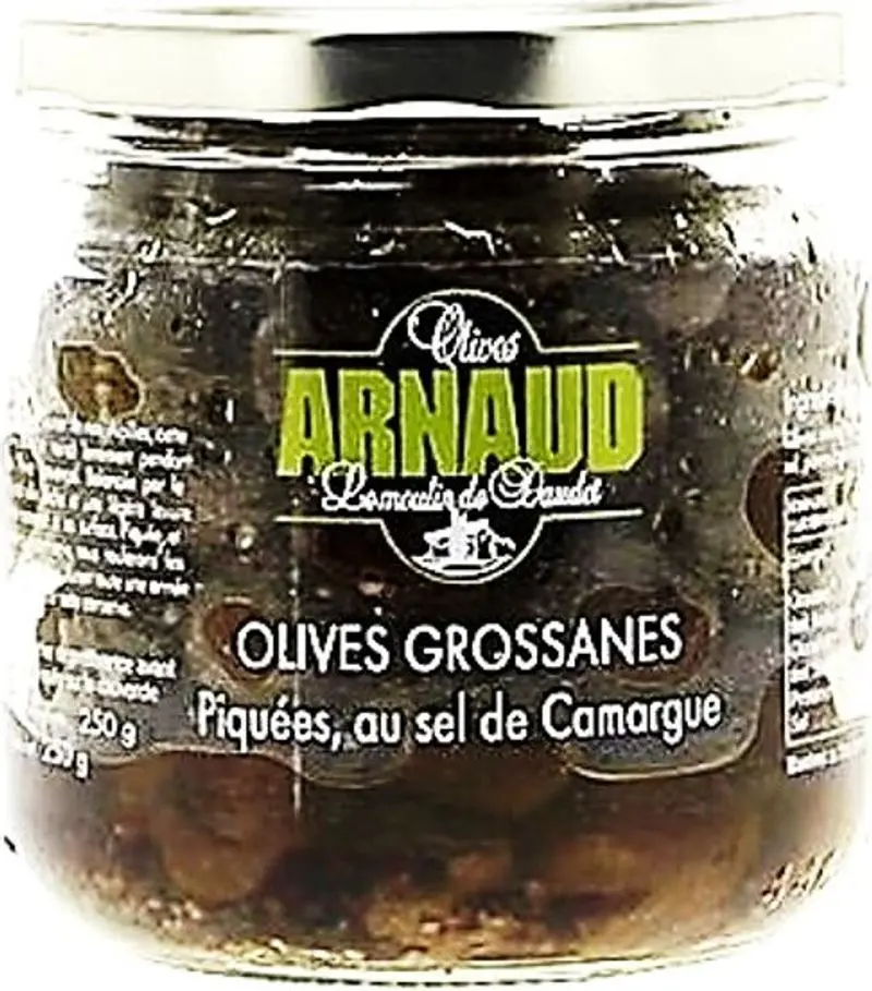 Black Grossane Olives With Bay & Pink Peppercorns – 250G Gourmet Tapenade Base (#124860) 1