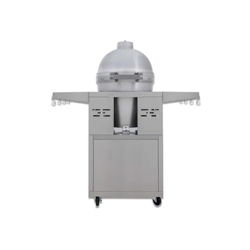 Blaze 20-Inch Cast Aluminum Kamado Grill With Stainless Steel Stand 1