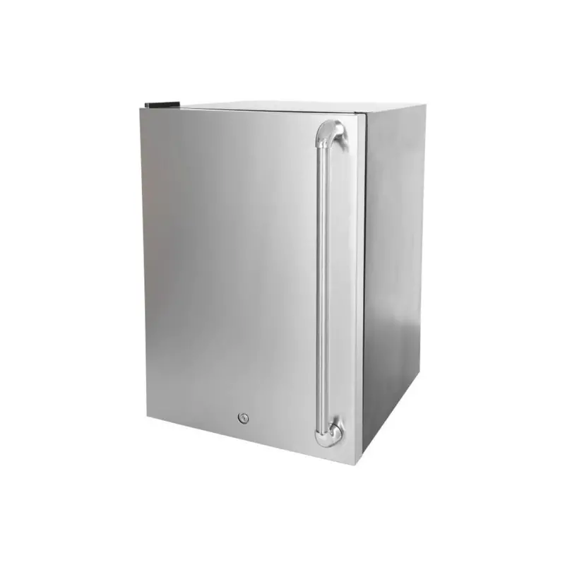 Blaze 20-Inch Outdoor-Ready Compact Refrigerator — Left-Hinge, 4.4 Cu. Ft., Stainless Door & Towel Bar Handle 1