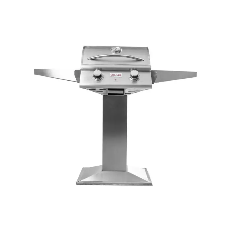 Blaze 21-Inch Pedestal-Mounted Electric Grill (1500W) With Side Shelves 1