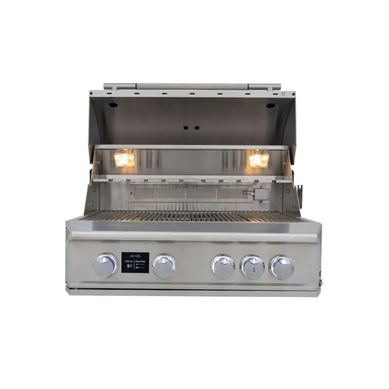 Blaze Lte Pro 32-Inch 4-Burner Built-In Gas Grill With Rear Infrared Burner And Rotisserie 1