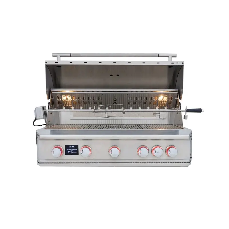 Blaze Lte Pro 40-Inch 5-Burner Built-In Gas Grill With Rear Infrared Burner And Rotisserie System 1